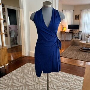& Other Stories Blue Sleeveless Wrap Dress - Size 2 NWT